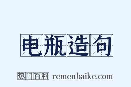 电瓶造句是什么意思的图片